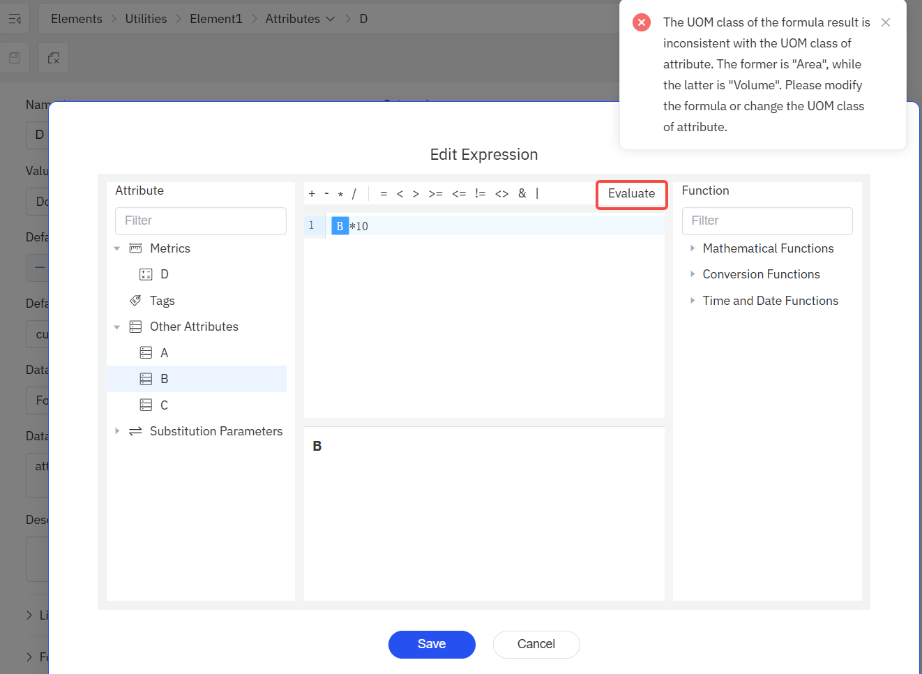 result convert error